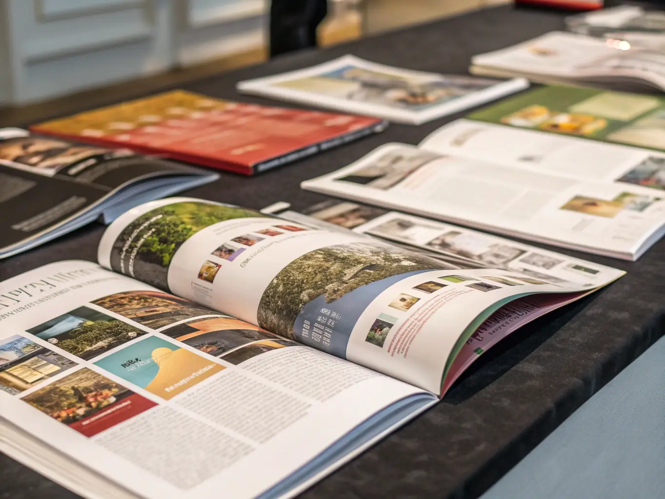 Colorful leaflets with bold graphics and clear messaging, demonstrating the effectiveness of POWER PRINT's leaflet printing services.